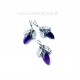 Earrings with Amethyst A570-5