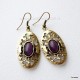 Brass earrings ŽA493-2
