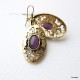 Brass earrings ŽA493-3