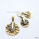 Brass earrings ŽA263-3