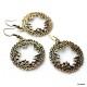 Brass earrings ŽA577-3