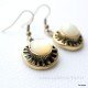 Brass earrings ŽA150-4