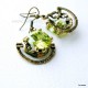 Brass earrings ŽA341-2