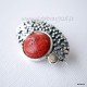 Brooch with Coral S466-3