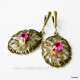 Brass earrings ŽA273-R-2