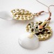 Brass earrings ŽA263-3