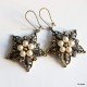 Brass earrings ŽA462-1