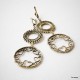 Brass earrings "Ratau"-3