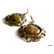 Bronze earrings BA286-2