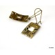 Brass earrings ŽA339-3
