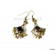 Brass earrings ŽA231-3