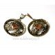 Brass earrings ŽA628-2