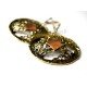Brass earrings ŽA628-3