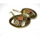 Brass earrings ŽA628-4