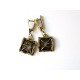 Brass earrings ŽA084-2