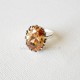 Ring with champagne Zircon Ž120-2