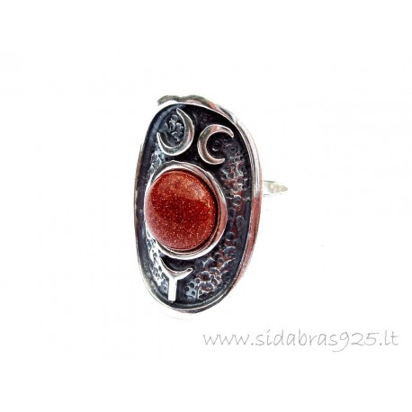 Ring with Sunstone Ž059