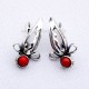 Earrings with Coral A569-3