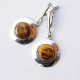 Earrings with Tiger Stone A543-6