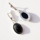 Earrings with Onyx A515-5