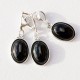 Earrings with Onyx A515-3