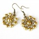 Brass earrings ŽA656-1
