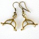 Brass earrings ETNO ŽA655-1