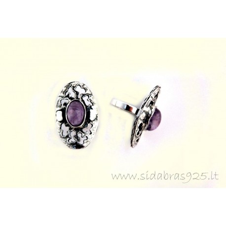 Ring with Amethyst Ž492