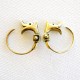 Brass earrings ŽA655-2