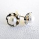 Earrings with Pearls "Flower"-4