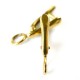 Brass earrings with copper ŽA627-4