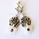 Earrings with Moonstone A263-5
