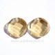 Earrings with brown Swarovski crystals "RG"-3