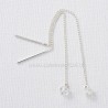 Earrings with Swarovski "D2"