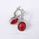 Earrings with Coral A148-4