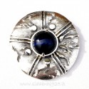 Brooch with stone Cat's eye S500