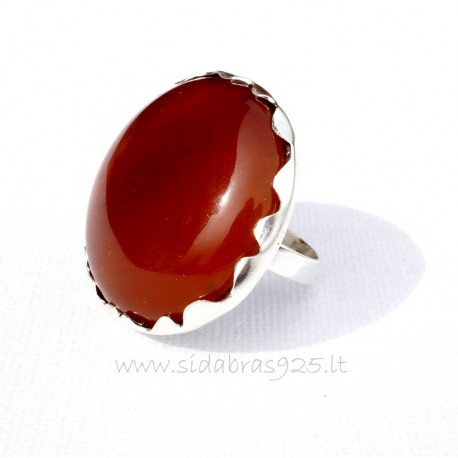 Ring with Cornelian