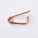 Copper brooch safety pin-2