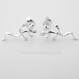 Earrings minimalist "Lizard"
