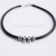 Leather necklace K597-4Ž-2