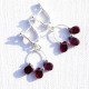 Earrings with Garnets "VN"-3