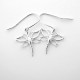 Earrings "White Butterflies" A637-1