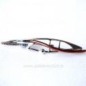 Brooch with copper strip S256