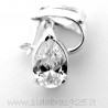 Earrings with Zirconia "Drib"