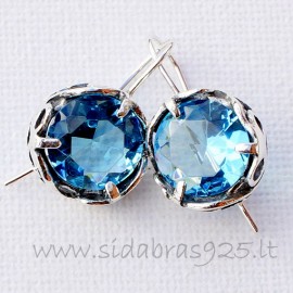 Earrings with Zirconia A581
