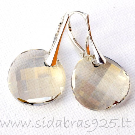 Earrings with Swarovski "Facetas"