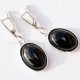 Earrings with Onyx A515-4
