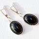 Earrings with Onyx A515-4