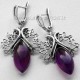 Earrings with Amethyst A570-3