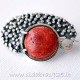 Brooch with Coral S466-1